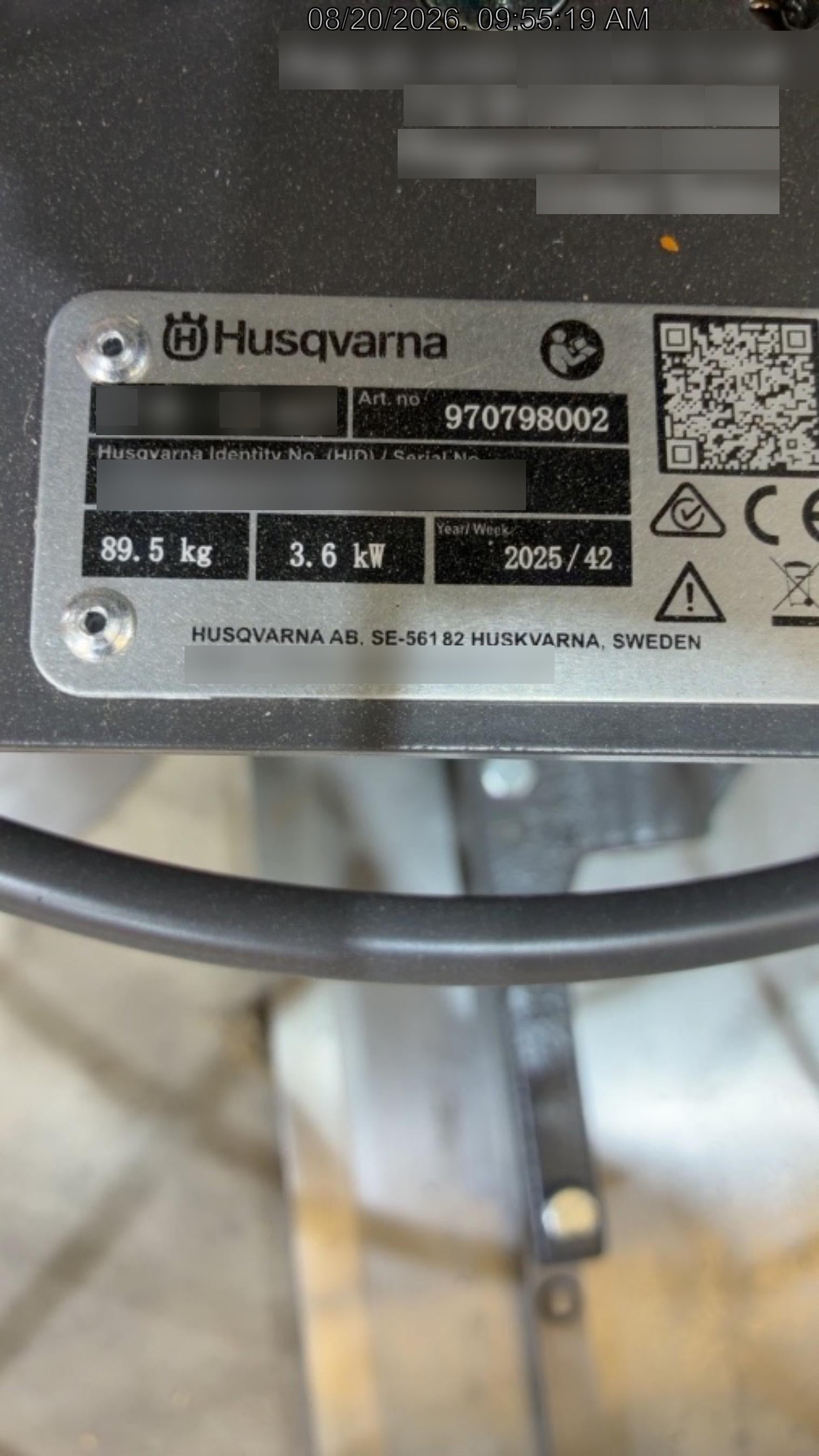 2026 HUSQVARNA CT36-5A