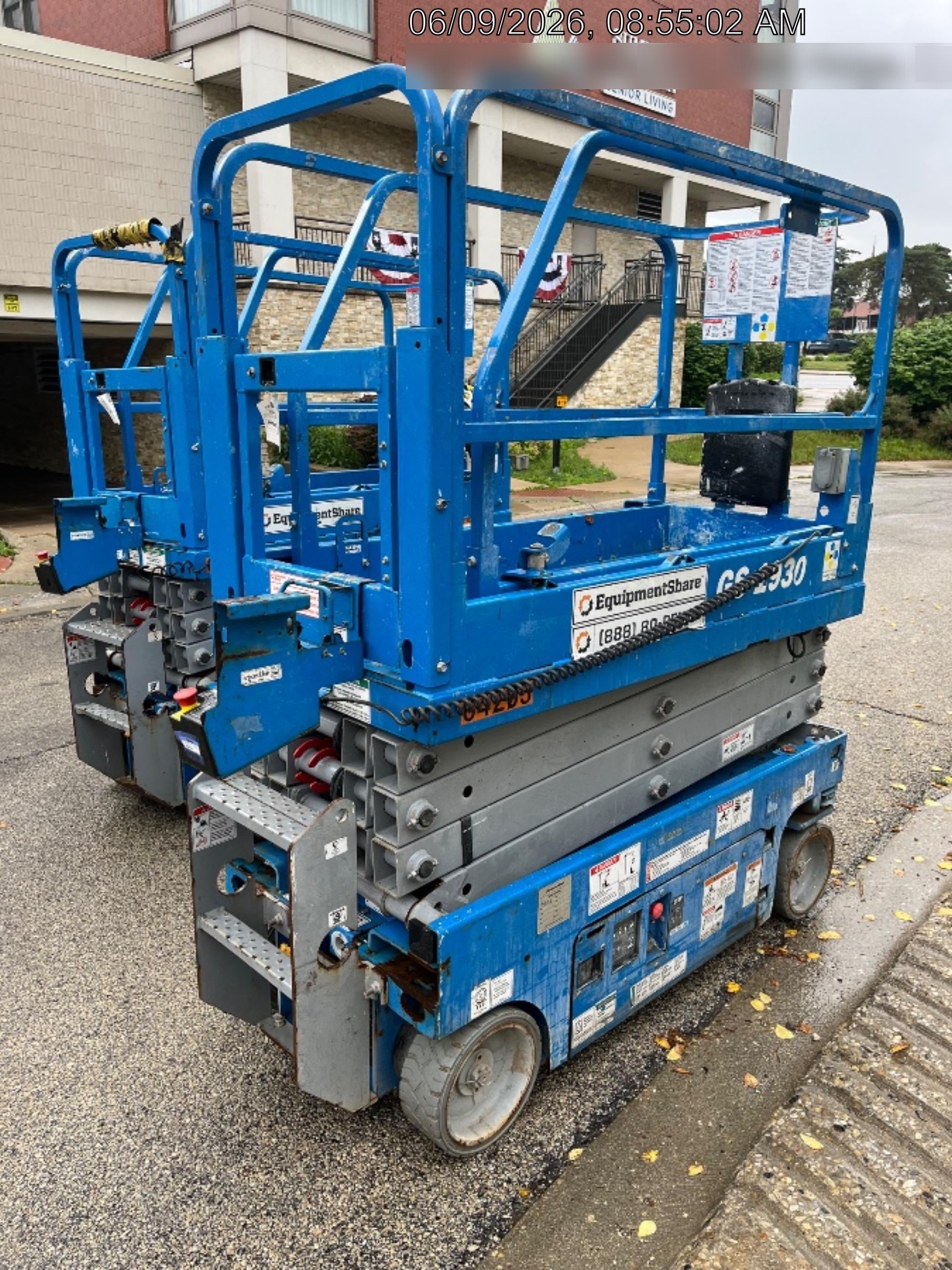 2020 Genie GS-1930 Solid Non Marking Tires, Beacon, Folding rails with half height swing gate