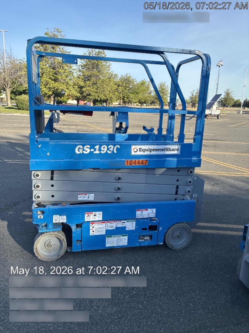 2020 Genie GS-1930 Standard Machine, 800W Inverter