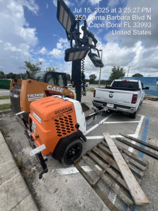 2023 Generac MLT2 Diesel, Flex Switch 120V Input, Powerzone Controller, 
(4) 320W LED Lights, 4kW Generator, 39.9 Gal Fuel Tank, 2" Ball, T3