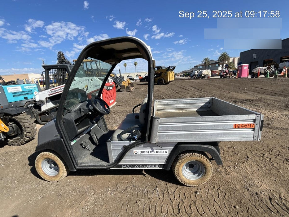 2020 Club Car CA500E Canopy, 48V Electric Drive System, 500 Amp Motor Controller, NM Tires