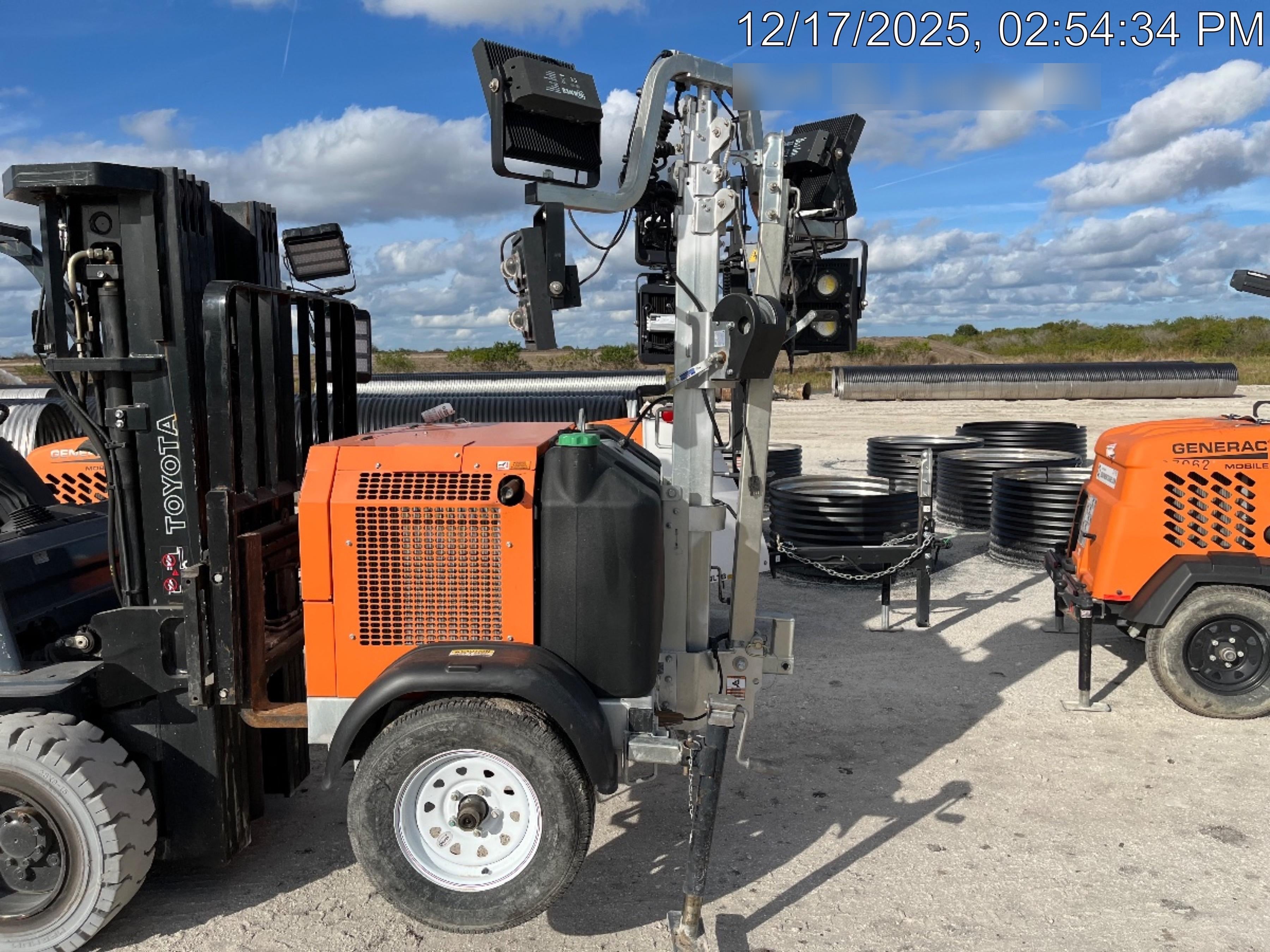 2023 Wanco WLTT-4MM4K Diesel, Deep Sea Controller, Shore Power Plug, Auto Start, (4) 350W LED Floodlights, 4kW Generator, 60 Gal Fuel Tank, 2" Ball, T3