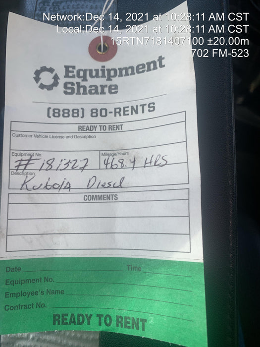 2021 KUBOTA RTV-X1140W-H (Canopy)