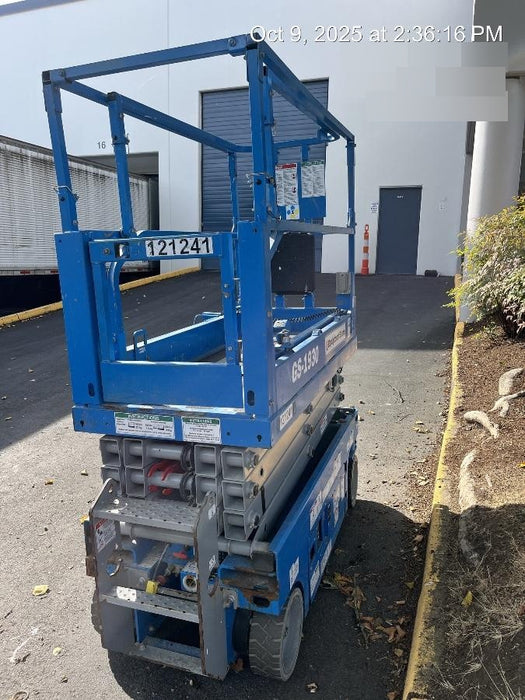 2020 Genie GS-1930 Solid Non Marking Tires, Beacon, Folding rails with half height swing gate, Telematics