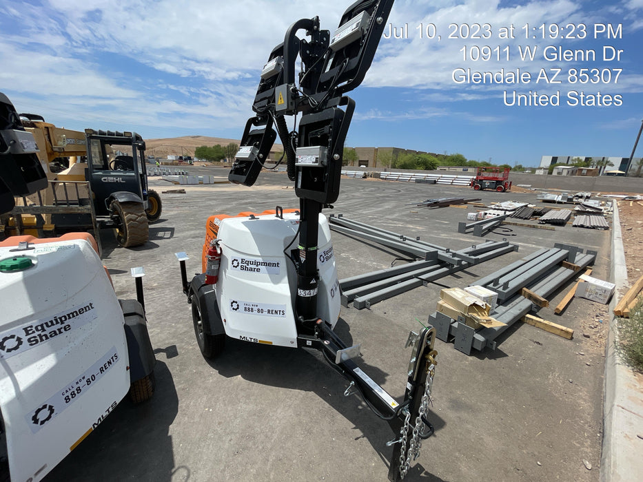 2023 Generac MLT2 Diesel, Flex Switch 120V Input, Powerzone Controller, (4) 320W LED Lights, 4kW Generator, 39.9 Gal Fuel Tank, 2" Ball, T3