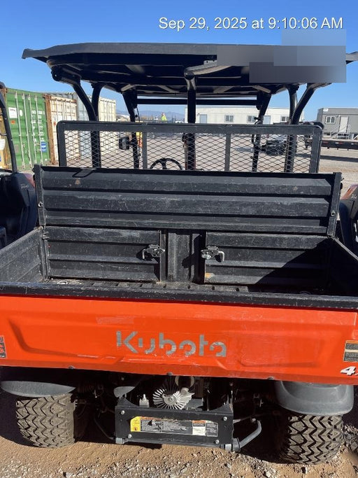 2022 Kubota RTV-X1140W-H Plastic Canopy, Windshield Acrylic Clear, LED Strobe Light, Wire Harness Kit, Back up Alarm