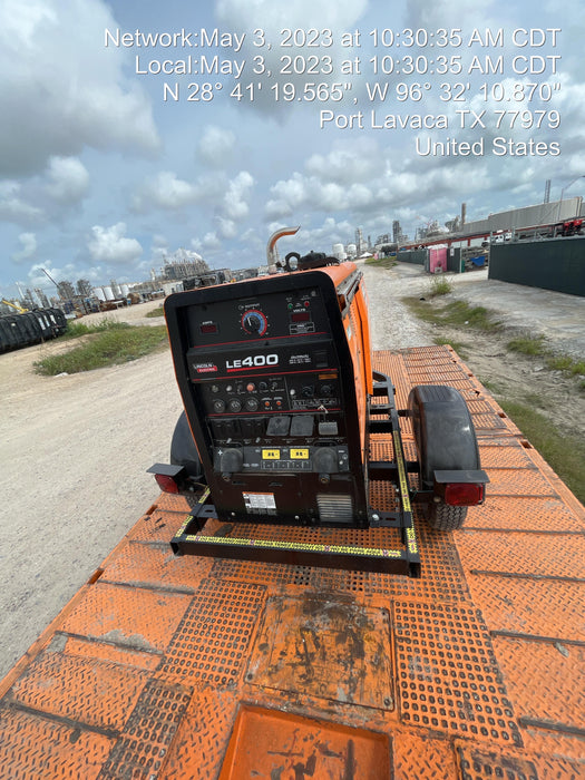 2022 Lincoln Electric LE400 Kubota V1505, Trlr, Cable Rack, Light Kit, ES Decals, T3