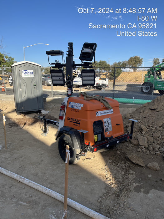 2024 Generac MLT2 Diesel, Flex Switch 120V Input, Powerzone Controller, 
(4) 320W LED Lights, 4kW Generator, 39.9 Gal Fuel Tank, 2" Ball, T3