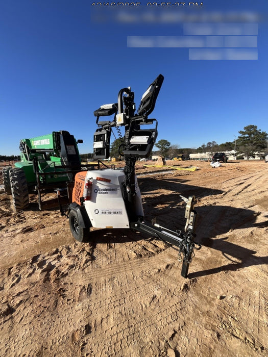 2024 Generac MLT6SKDS-STD4 ELEC WINCH Diesel, Electric Winch Mast, Powerzone Controller, (4) 320W LED Lights, 4kW Generator, 39.9 Gal Fuel Tank, 2" pintle, T3