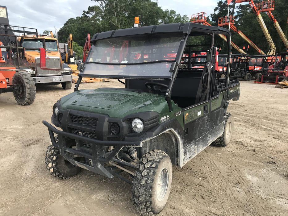2019 Kawasaki Mule PRO-DXT Standard Options, Backup Alarm, Beacon, Plastic Hard Top, Poly Windshield, Horn Kit