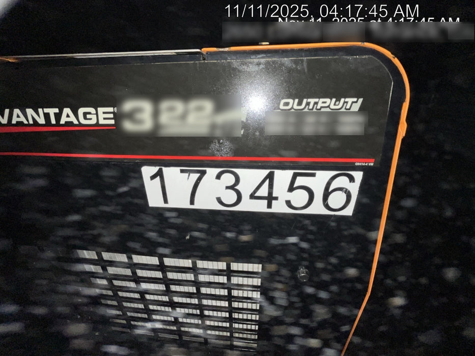 2021 Lincoln Electric Vantage 322 Vantage 322 Ready Pak 3 w/ Decals, ORANGE (includes trailer, cable rack, fender light kit) NO Telematics