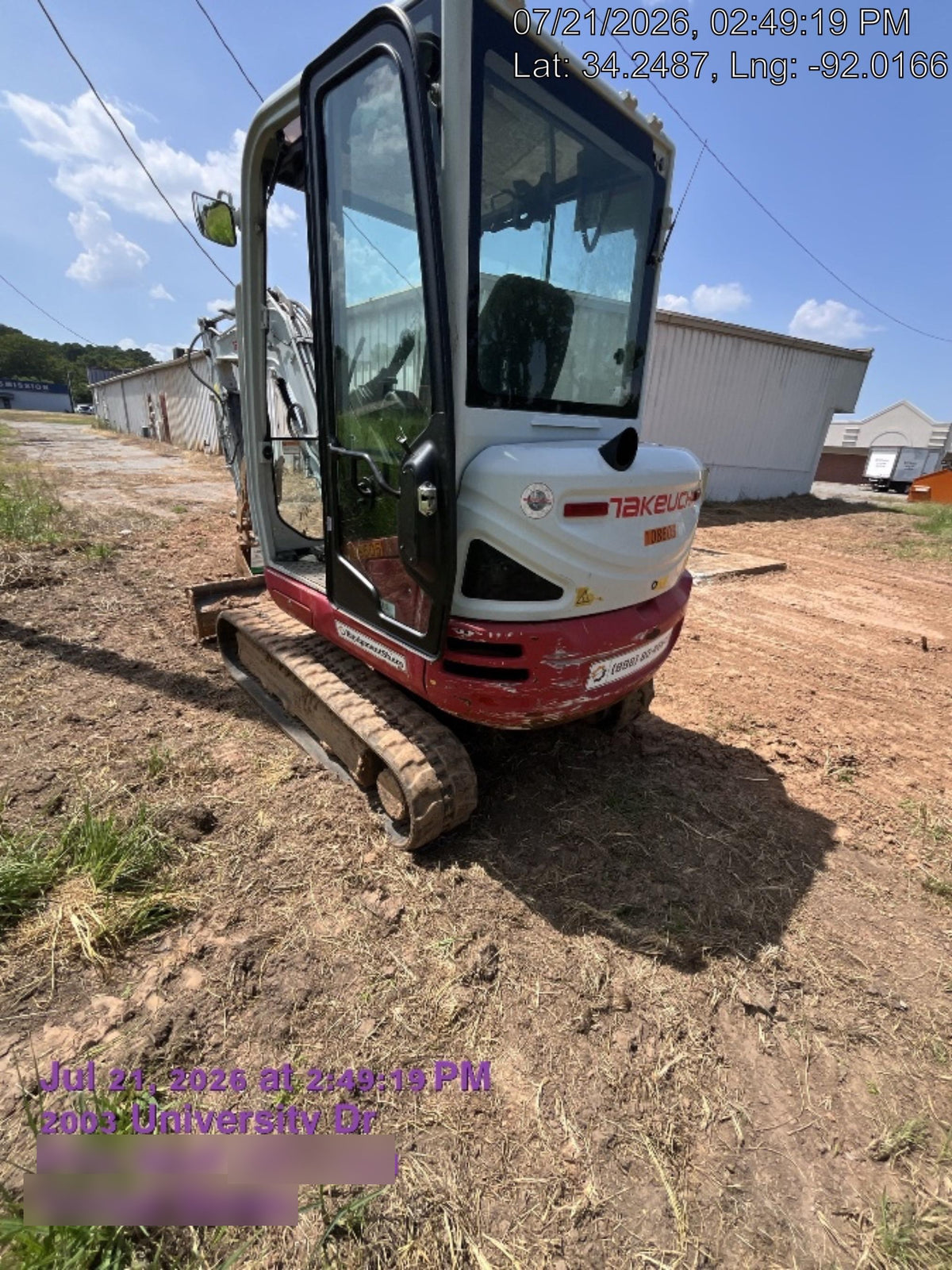 2020 TAKEUCHI TB-235-2CR