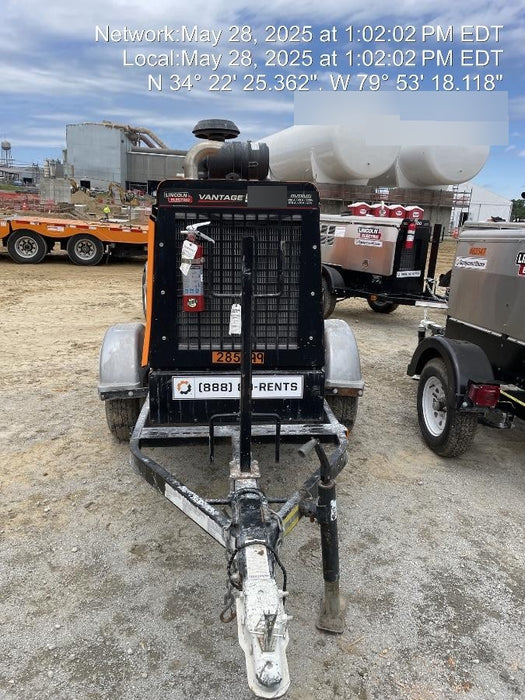 2022 Lincoln Electric Vantage 549X Crosslink Technology, Trailer Mounted, ES Decals, T3