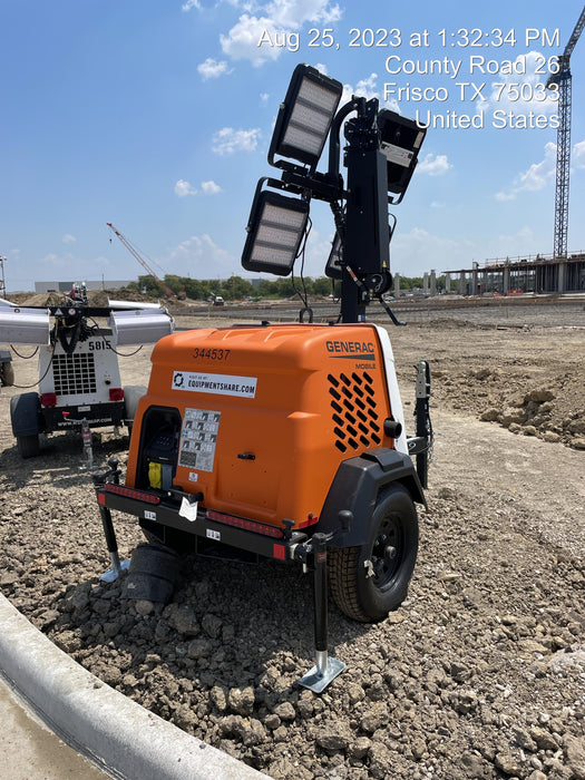 2023 Generac MLT2 Diesel, Flex Switch 120V Input, Powerzone Controller, (4) 320W LED Lights, 4kW Generator, 39.9 Gal Fuel Tank, 2" Ball, T3