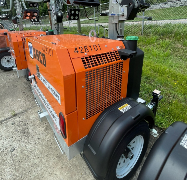 2024 Wanco WLTT-4MM4K Diesel, Deep Sea Controller, Shore Power Plug, Auto Start, (4) 350W LED Floodlights, 4kW Generator, 60 Gal Fuel Tank, 2" Ball, T3