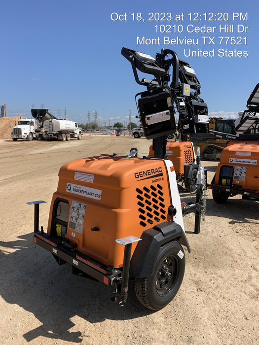 2023 Generac MLT2 Diesel, Flex Switch 120V Input, Powerzone Controller, 
(4) 320W LED Lights, 4kW Generator, 39.9 Gal Fuel Tank, 2" Ball, T3