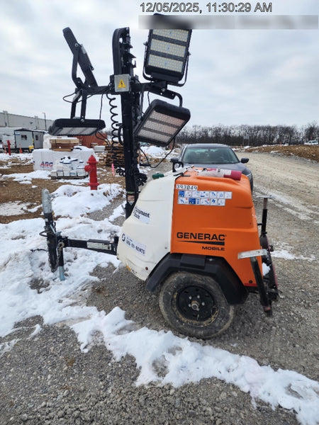2024 Generac MLT2 Diesel, Flex Switch 120V Input, Powerzone Controller, 
(4) 320W LED Lights, 4kW Generator, 39.9 Gal Fuel Tank, 2" Ball, T3