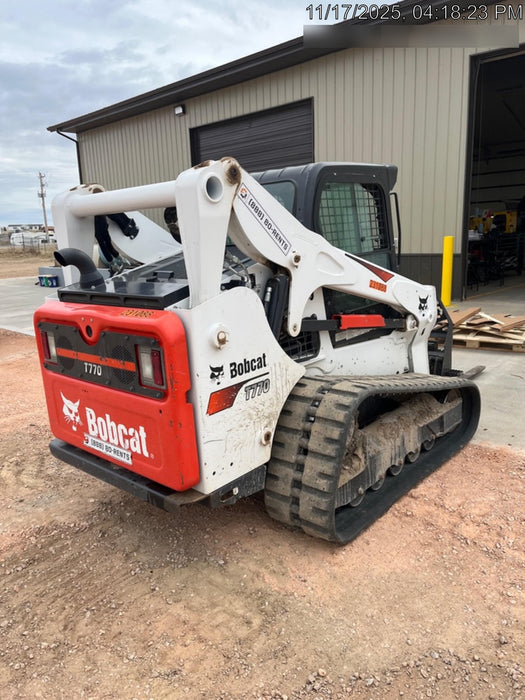 2022 Bobcat T770 92hp Doosan Diesel, Cab/Heat/Air, Rubber Tracks, Manual QC
