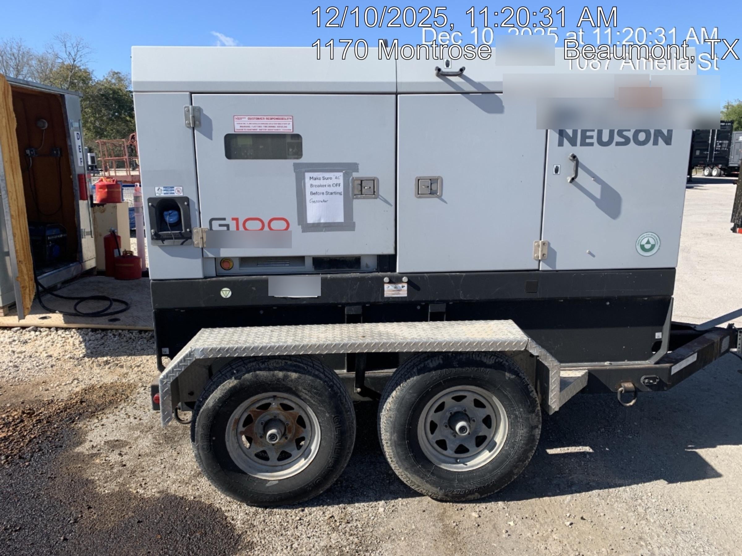 2019 WACKER NEUSON G100
