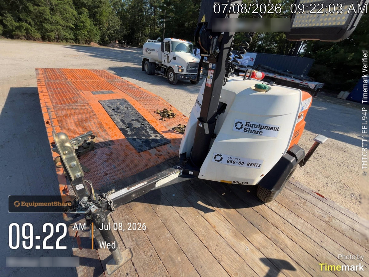 2023 Generac MLT2 Diesel, Flex Switch 120V Input, Powerzone Controller, (4) 320W LED Lights, 4kW Generator, 39.9 Gal Fuel Tank, 2" Ball, T3