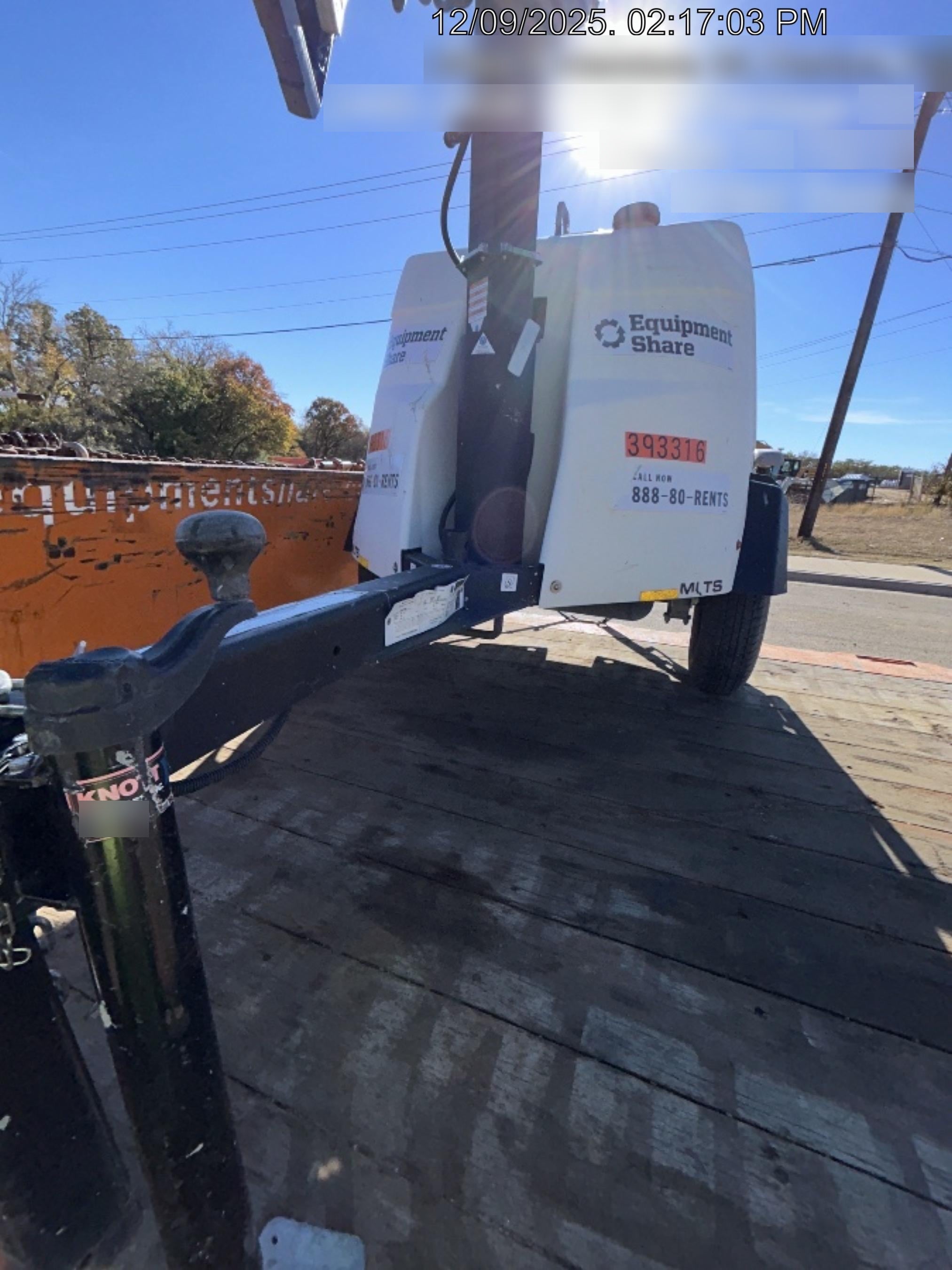 2024 Generac MLT2 Diesel, Flex Switch 120V Input, Powerzone Controller, 
(4) 320W LED Lights, 4kW Generator, 39.9 Gal Fuel Tank, 2" Ball, T3