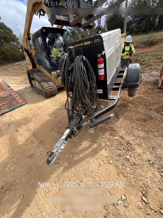 2020 Lincoln Electric Vantage 322 Welder Ready-Pak 3, w/ GPS & Decals (includes trailer, cable rack, fender light kit)