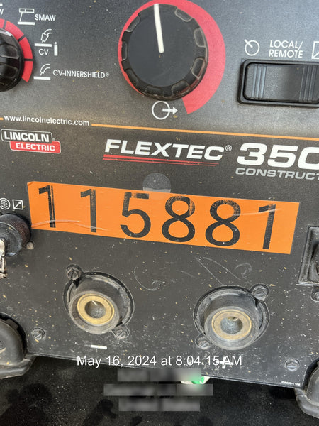 2020 LINCOLN ELECTRIC FLEXTEC 350X