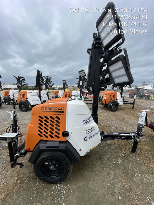 2023 Generac MLT2 Diesel, Flex Switch 120V Input, Powerzone Controller, (4) 320W LED Lights, 4kW Generator, 39.9 Gal Fuel Tank, 2" Ball, T3