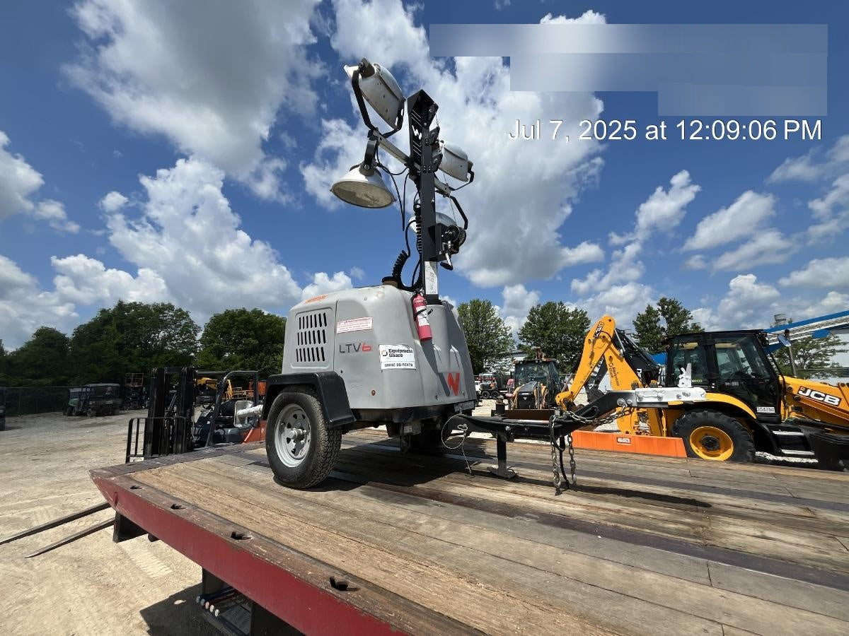 2019 Wacker Neuson LTV6L-MH Wacker Neuson LTV6L Mobile Light Tower w/Fuel Level Sensor Installed