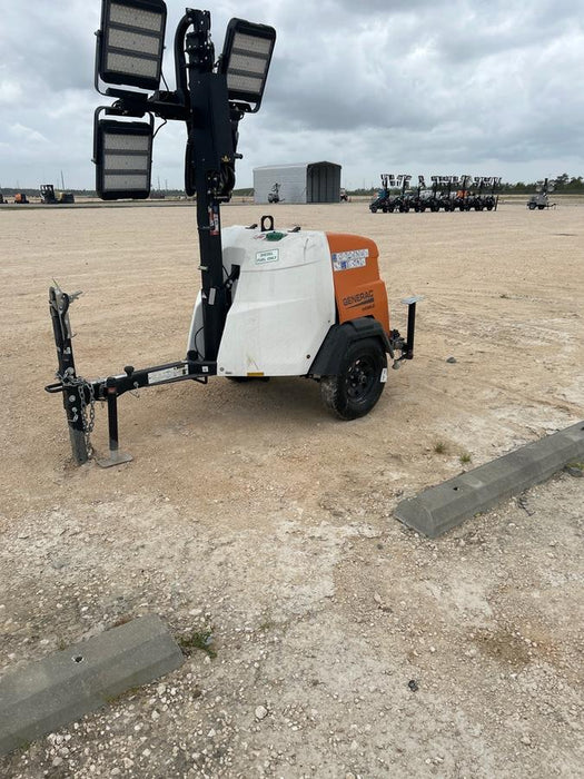 2025 Generac MLT6SMDS Diesel, Mitsubishi / Final Tier 4 Engine, 10.5 HP @ 1800 RPM, (4) 320W G4 LED's, Brushless Excitation, Capacitor Regulated, Vertical Mast, Manual Winch, 5kW Export Power, Power Zone Auto Light Controller