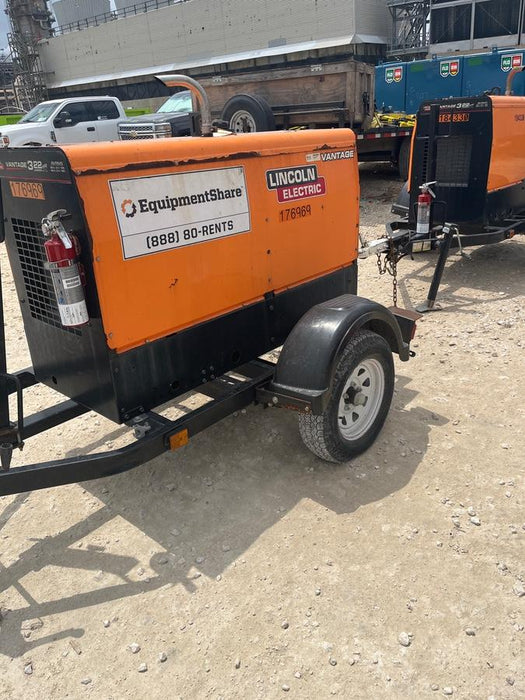 2021 Lincoln Electric Vantage 322 Vantage 322 Ready Pak 3 w/ Decals, ORANGE (includes trailer, cable rack, fender light kit) NO Telematics