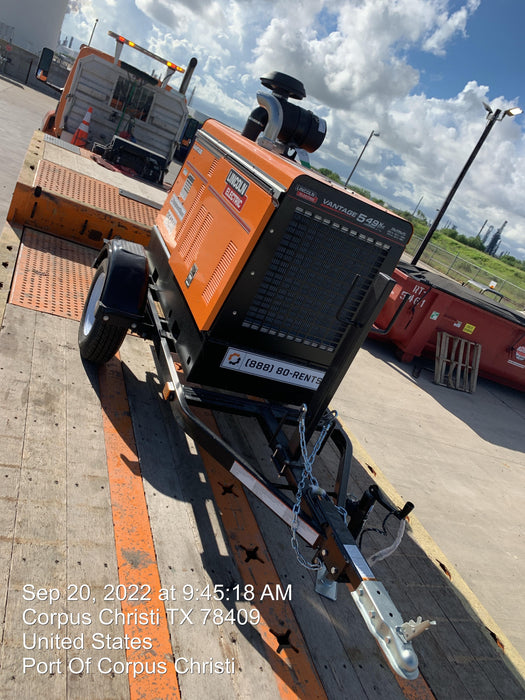 2022 Lincoln Electric Vantage 549X Crosslink Technology, Trailer Mounted