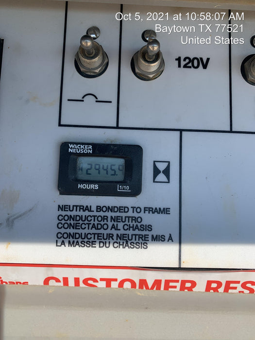 2018 Wacker Neuson LTV6L-MH Wacker Neuson LTV6L Mobile Light Tower w/Fuel Level Sensor Installed