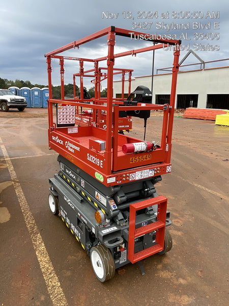 2024 Skyjack SJ3219 Electric Drive, Sld NM Tires, DBcns, RFRails, Power to Platform, T3 + Access Control