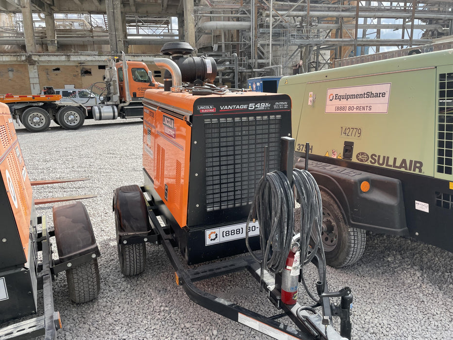2022 Lincoln Electric Vantage 549X Crosslink Technology, Trailer Mounted, ES Decals, T3