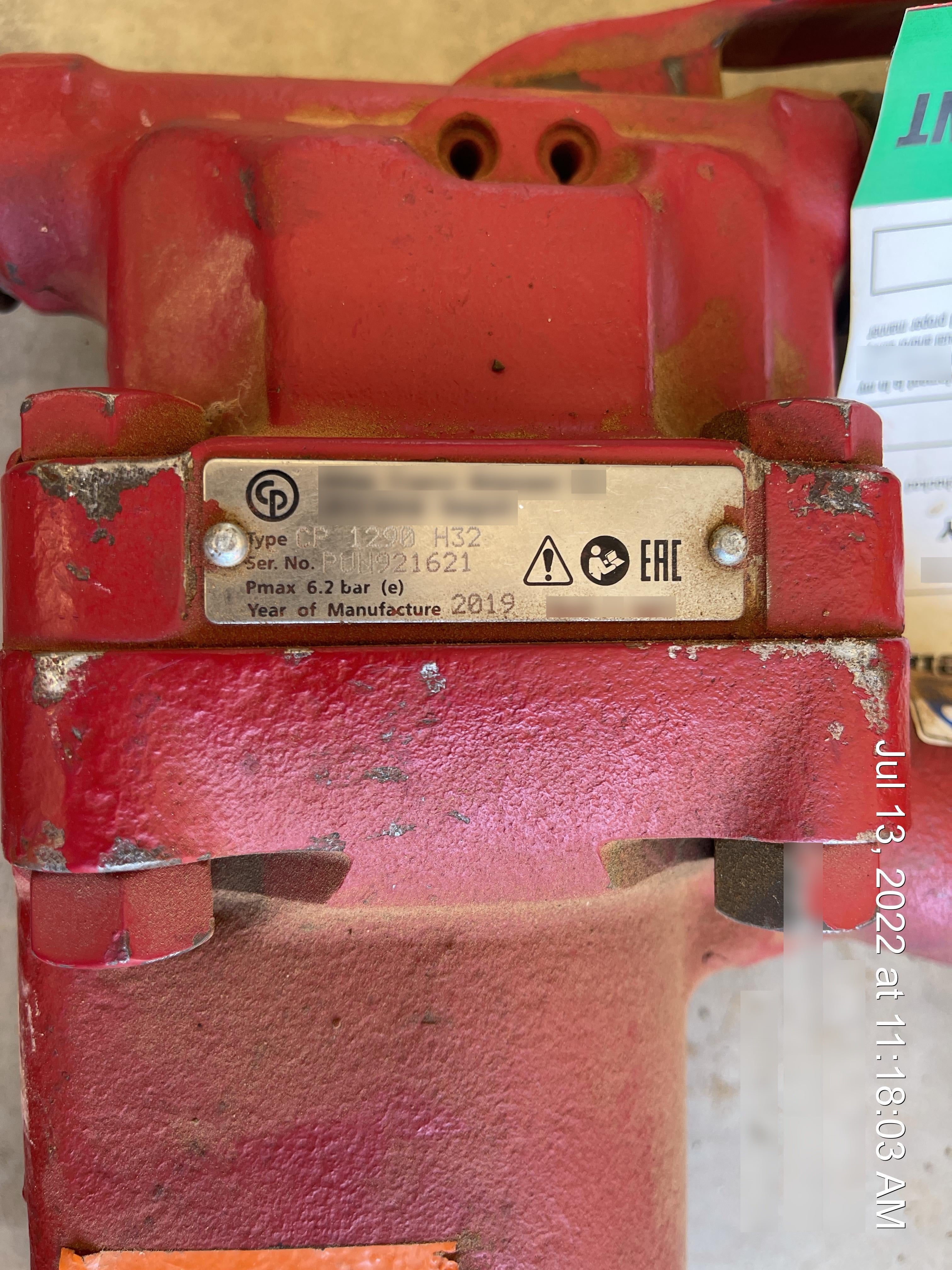 2020 CHICAGO PNEUMATIC CP 1290