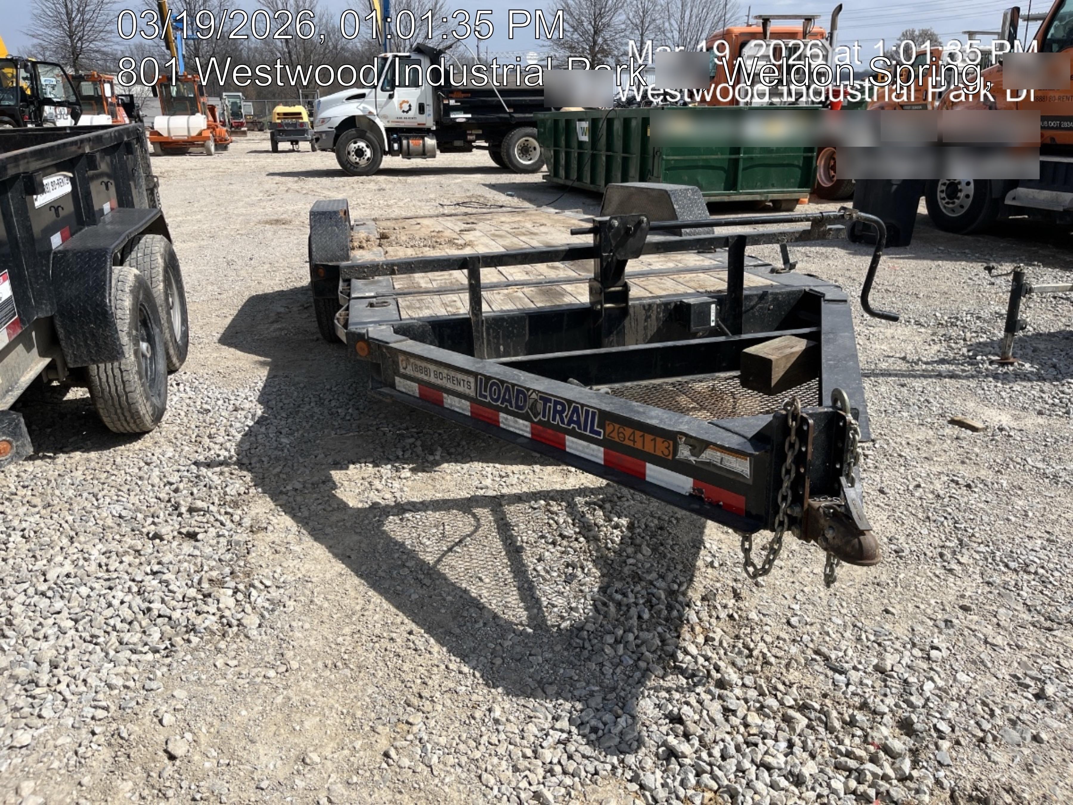 2022 LOADTRAIL Tilt-Deck Rental Trailer