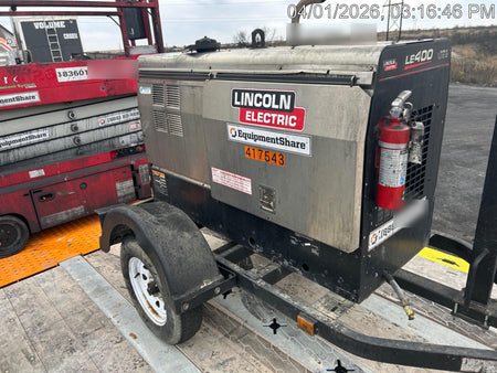2024 Lincoln Electric LE400 Kubota V1505, Trlr, Cable Rack, Light Kit, ES Decals, T3