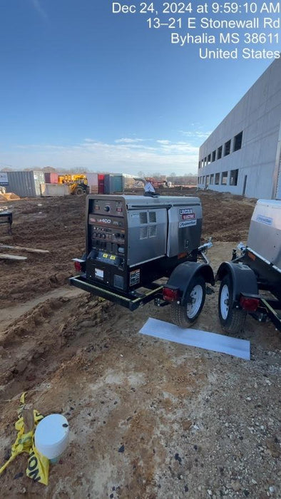 2024 Lincoln Electric LE400 Kubota V1505, Trlr, Cable Rack, Light Kit, ES Decals, T3