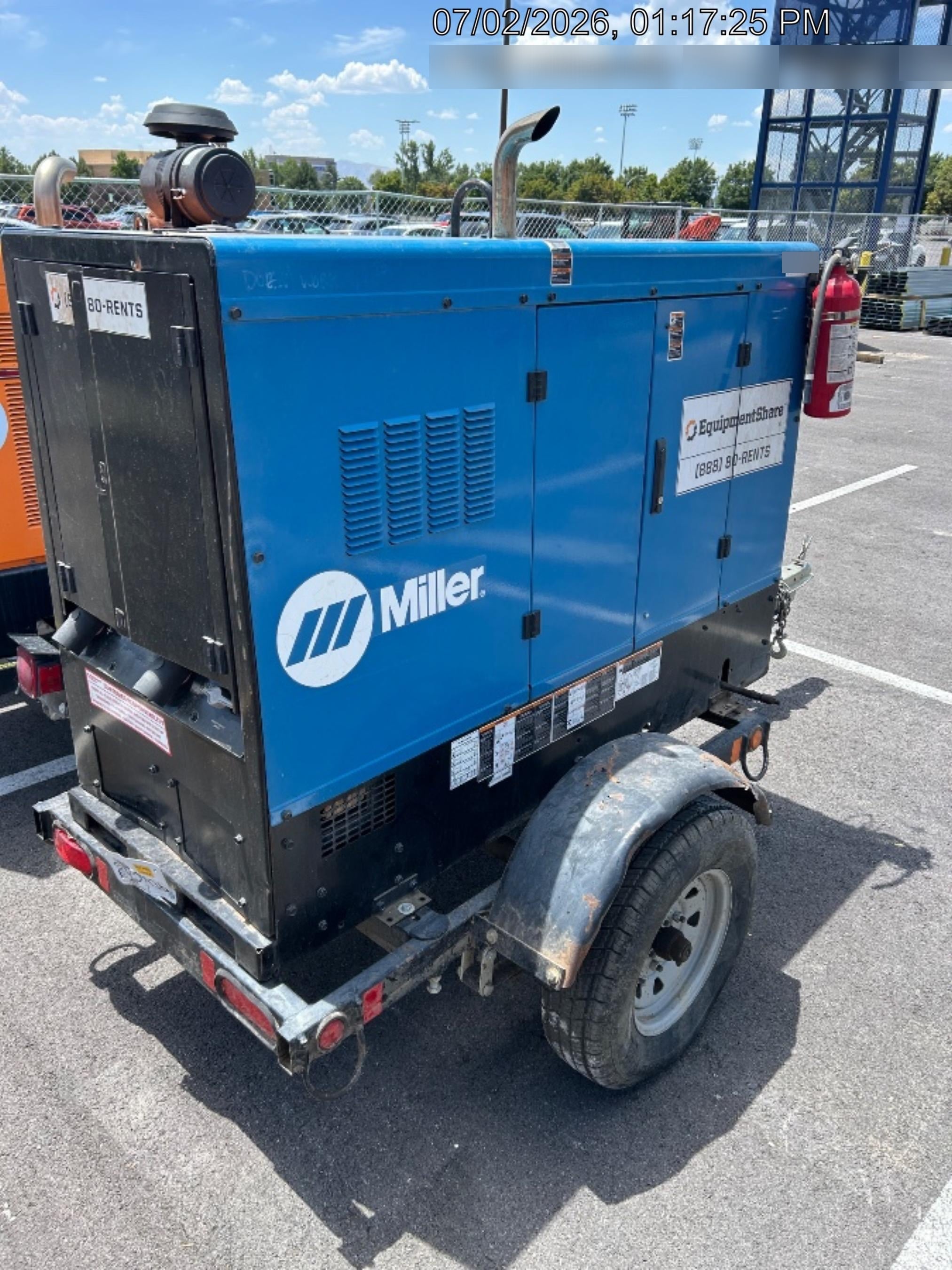 2020 MILLER ELECTRIC BIG BLUE 500
