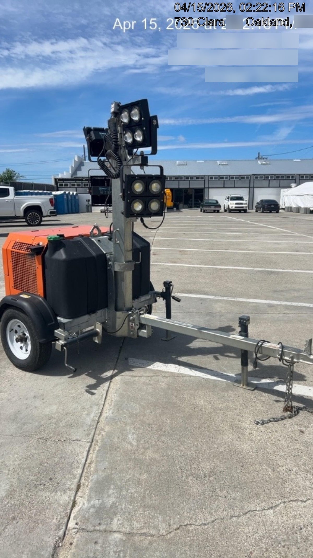 2024 Wanco WLTT-4MM4K Diesel, Deep Sea Controller, Shore Power Plug, Auto Start, (4) 350W LED Floodlights, 4kW Generator, 60 Gal Fuel Tank, 2" Ball, T3