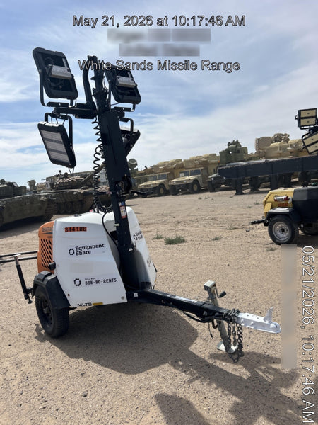 2023 Generac MLT2 Diesel, Flex Switch 120V Input, Powerzone Controller, (4) 320W LED Lights, 4kW Generator, 39.9 Gal Fuel Tank, 2" Ball, T3