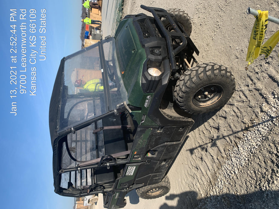 Kawasaki Mule PRO-DXT Standard Options, Backup Alarm, Beacon, Plastic Hard Top, Poly Windshield, Horn Kit