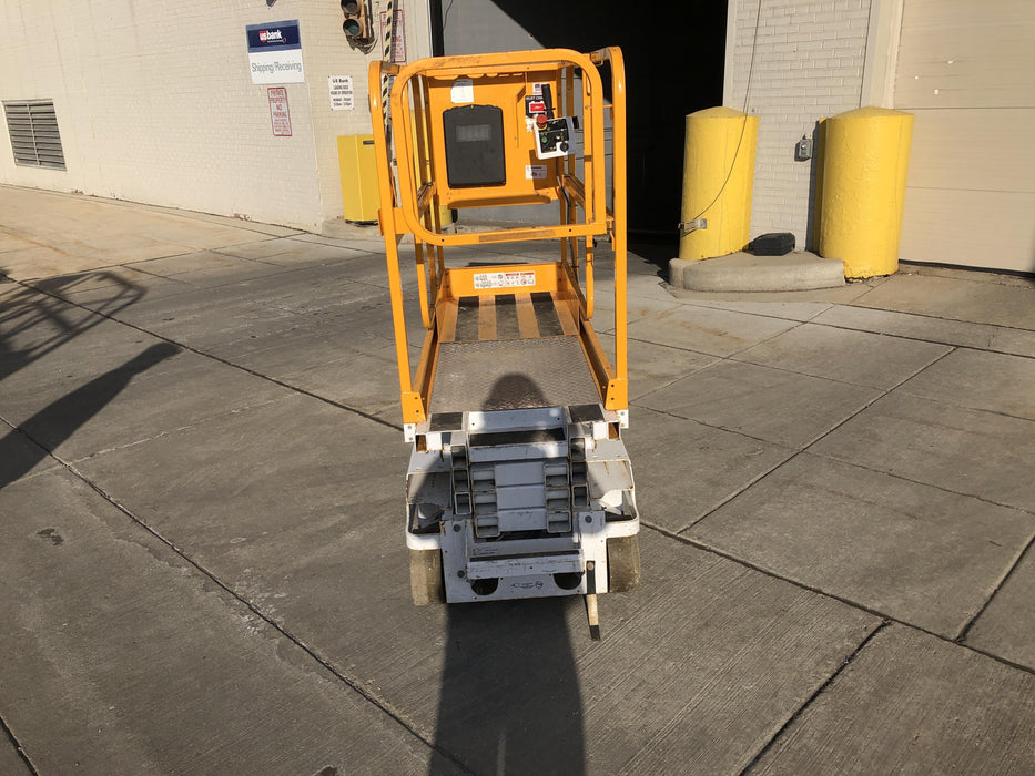 Custom Equipment HB-1430 Hy-Brid Scissor Lift
Platform capacity up to 670 lbs
Working height up to 20 ft
Weighs under 1,700 lbs
Non-marking wheels