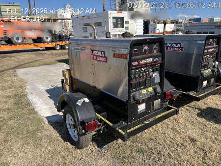 2024 Lincoln Electric LE400 Kubota V1505, Trlr, Cable Rack, Light Kit, ES Decals, T3