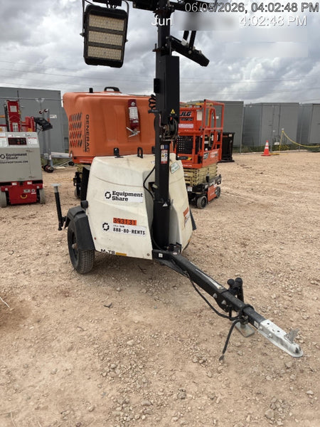 2024 Generac MLT2 Diesel, Flex Switch 120V Input, Powerzone Controller, 
(4) 320W LED Lights, 4kW Generator, 39.9 Gal Fuel Tank, 2" Ball, T3