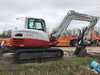 2019 Takeuchi TB290 Cab/Heat/AC Rubber tracks, Dozer blade, Travel alarm, Auxiliary hydraulics w/Manual QC, Hydraulic thumb, 18", 24", and 36" Buckets
