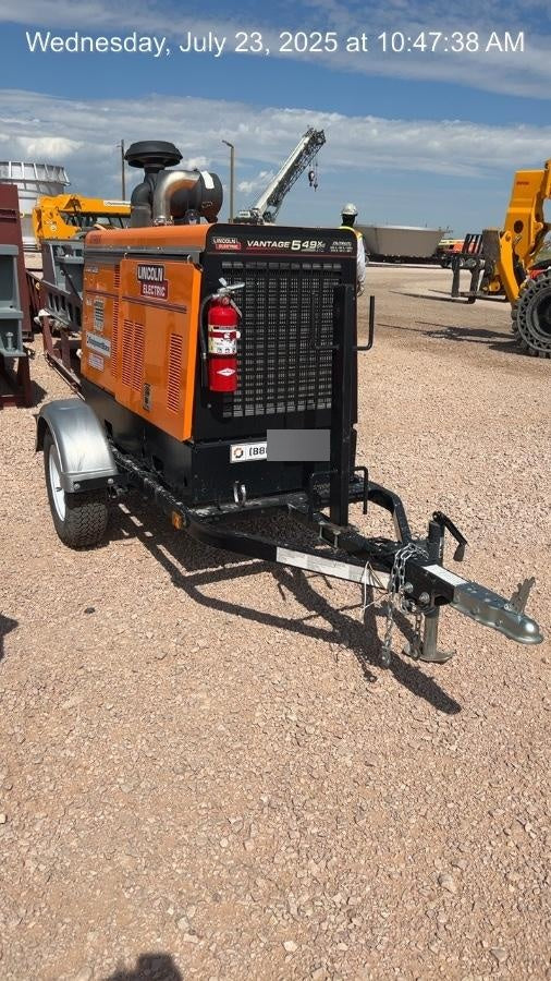2023 Lincoln Electric Vantage 549X Crosslink Technology, Trailer Mounted, ES Decals, T3