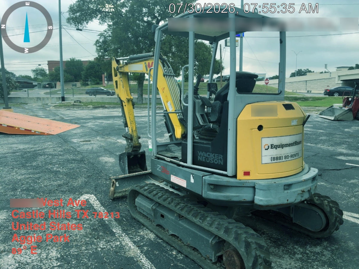 2020 Wacker Neuson EZ36 MX,TRK,LONG,CANOPY w/QC Coupler, 12"/18"/24" HD Buckets