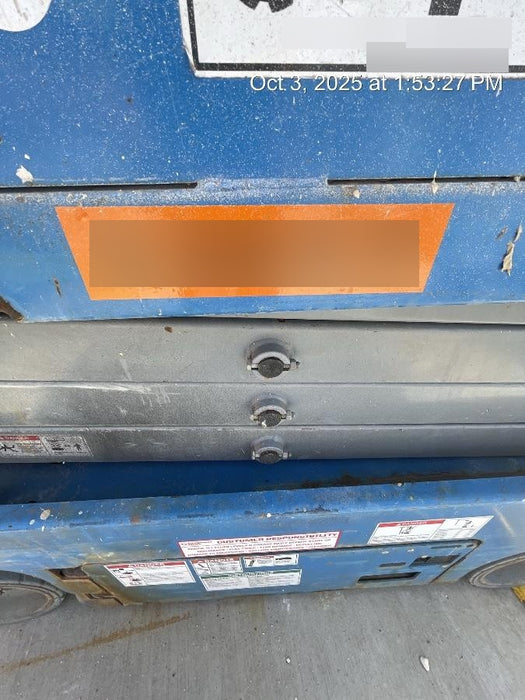 2019 Genie GS-1930 Fixed Rails with Chain Entry